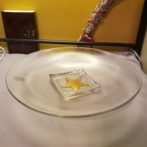 Vtg Hand Crafted Dessert Fruit Plate Bowl Italy